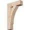 Ekena Millwork Thorton Block Smooth Bracket, Douglas Fir, 3 1/2"W x 14"D x 22"H BKT04X14X22THR05SDF - alternate 1